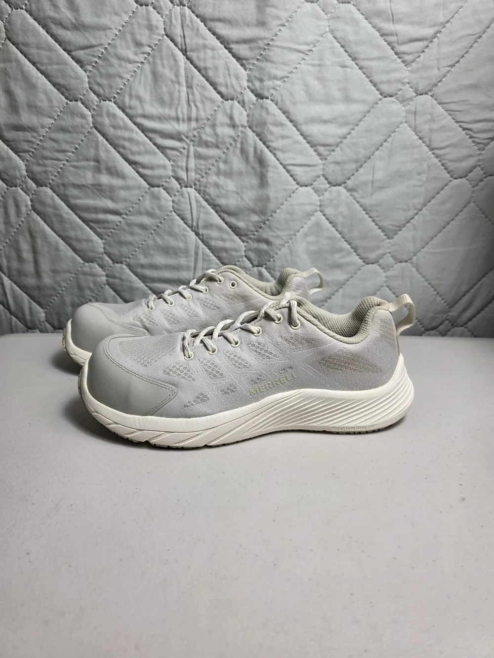 Merrell Men's Moab Flight CF Industrial Comp Toe  Safety Work Sneakers, Sz 7.5